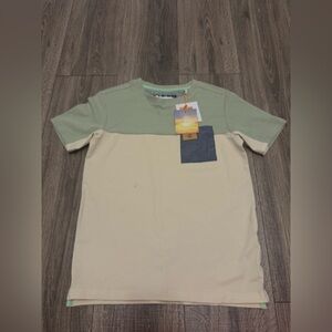 Sovereign Code Boys Color Block T Shirt Beige Size 10/12 NWT